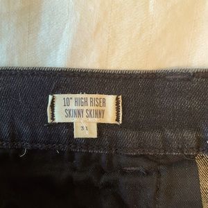 Madewell High rise skinny jean